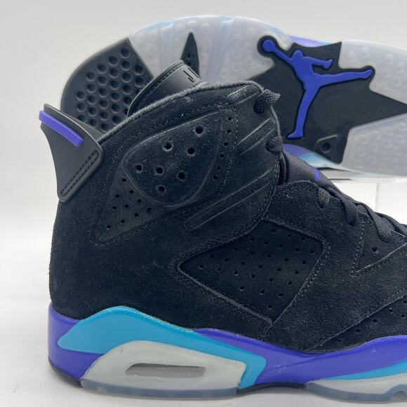Mens Size 10 Air Jordan 6 Retro Aqua Black Basketball Sneaker CT8529 004 NEW main image 4
